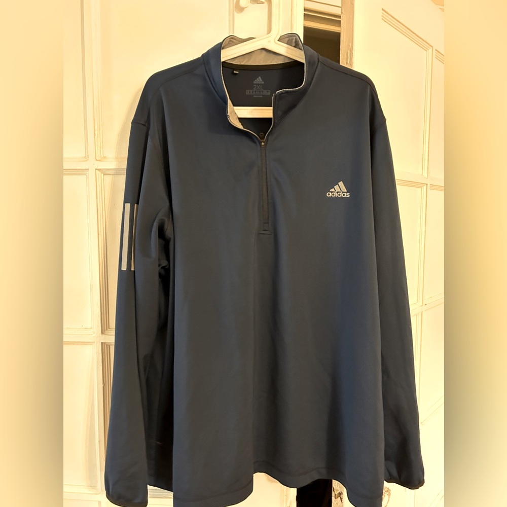 Navy Adidas Quarterzip